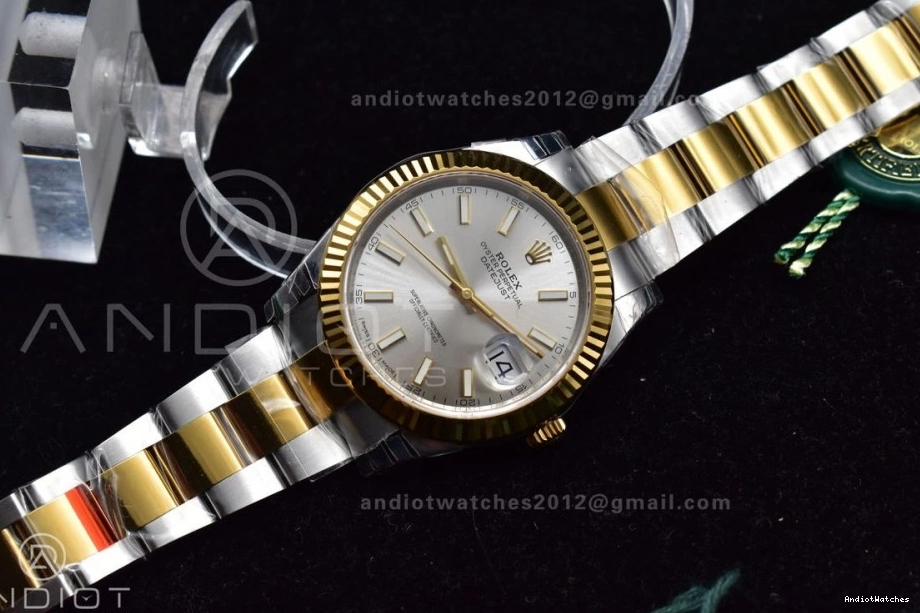 Dial VSF DateJust 41 on YG SS Best Silver 1:1 596 Edition 904L GoAnywhere VS Bracelet Oyster 126333 0201